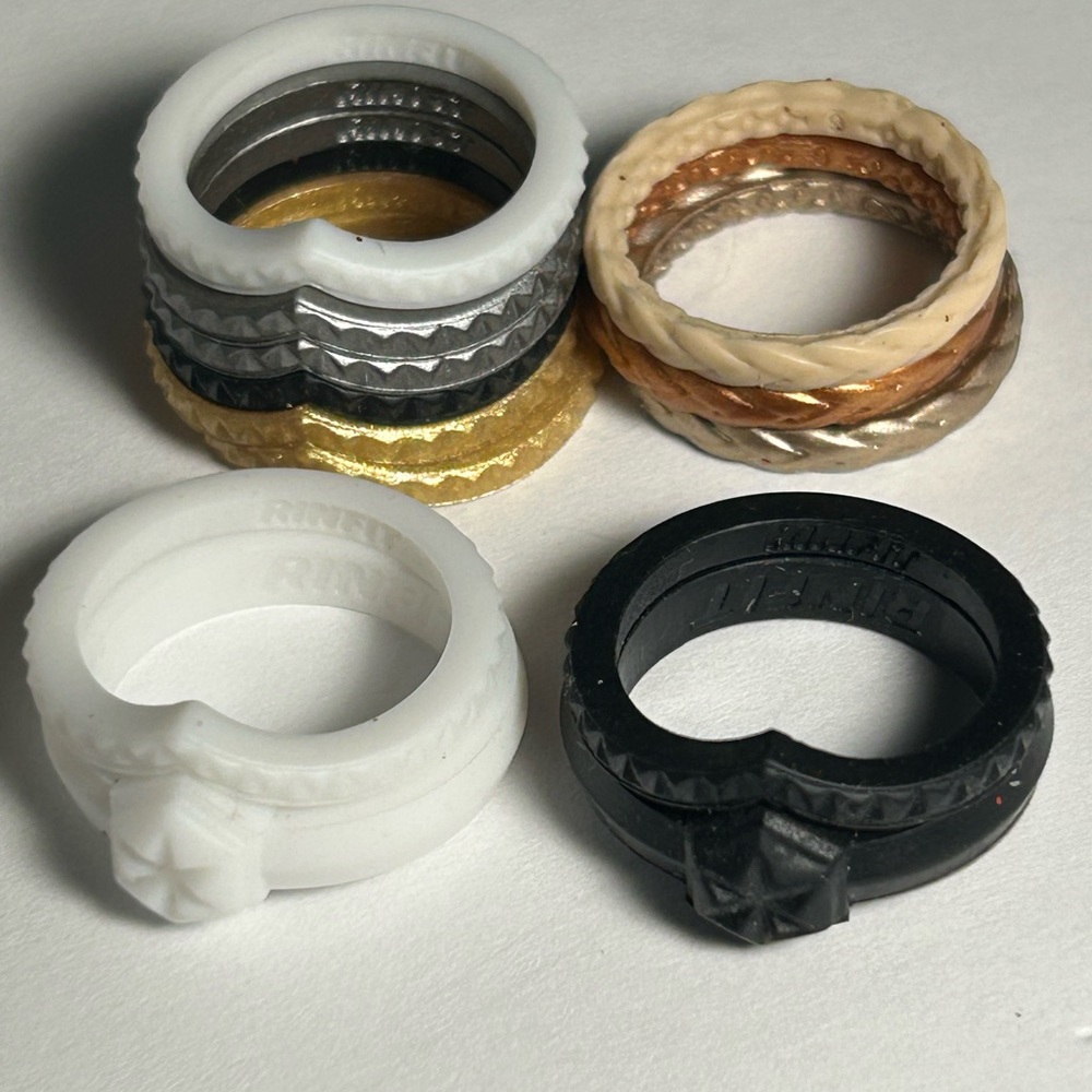 Lot of Silicone Rings / Wedding Bands
